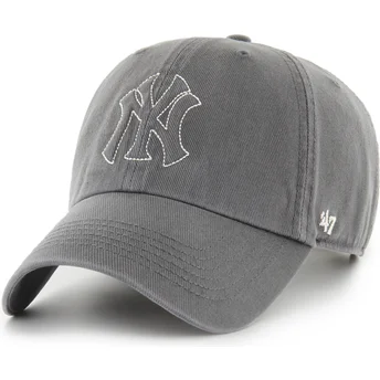 Kepurė išlenkta pilka reguliuojamas Clean Up Trailer New York Yankees MLB 47 Brand