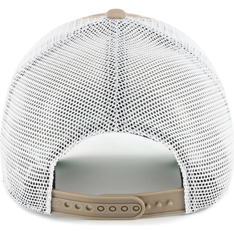 kepure-islenkta-ruda-snapback-clean-up-trawler-new-york-yankees-mlb-47-brand