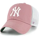 kepure-islenkta-rozine-snapback-clean-up-trawler-new-york-yankees-mlb-47-brand
