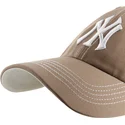 cap-islenkta-brown-adjustable-strap-clean-up-contrast-stitch-new-york-yankees-mlb-47-brand