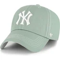 cap-islenkta-green-adjustable-strap-clean-up-contrast-stitch-new-york-yankees-mlb-47-brand