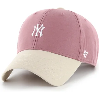 Kepurė išlenkta rožinė reguliuojama juostelė MVP Base Runner Two Tone Legend New York Yankees MLB 47 Brand