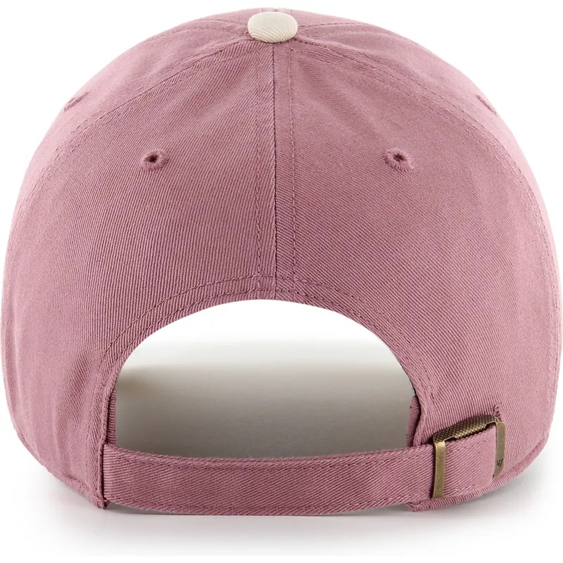 47-brand-curved-brim-mvp-base-runner-two-tone-legend-new-york-yankees-mlb-pink-adjustable-cap