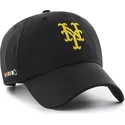 cap-islenkta-black-adjustable-strap-clean-up-eight-bit-hero-new-york-mets-mlb-47-brand