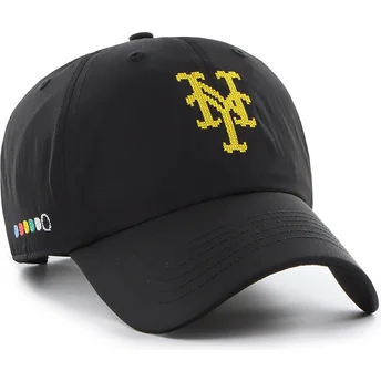 Cap išlenkta black adjustable strap Clean Up Eight Bit Hero New York Mets MLB 47 Brand