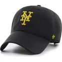 cap-islenkta-black-adjustable-strap-clean-up-eight-bit-hero-new-york-mets-mlb-47-brand