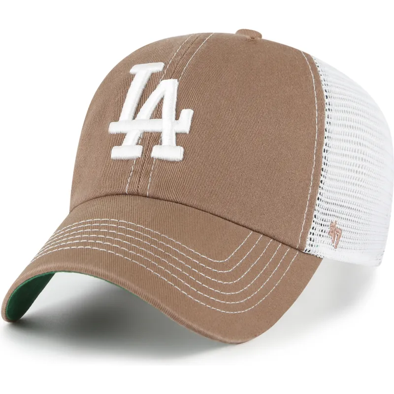 cap-islenkta-brown-snapback-clean-up-trawler-los-angeles-dodgers-mlb-47-brand