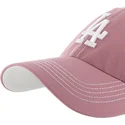 cap-islenkta-pink-adjustable-strap-clean-up-contrast-stitch-los-angeles-dodgers-mlb-47-brand