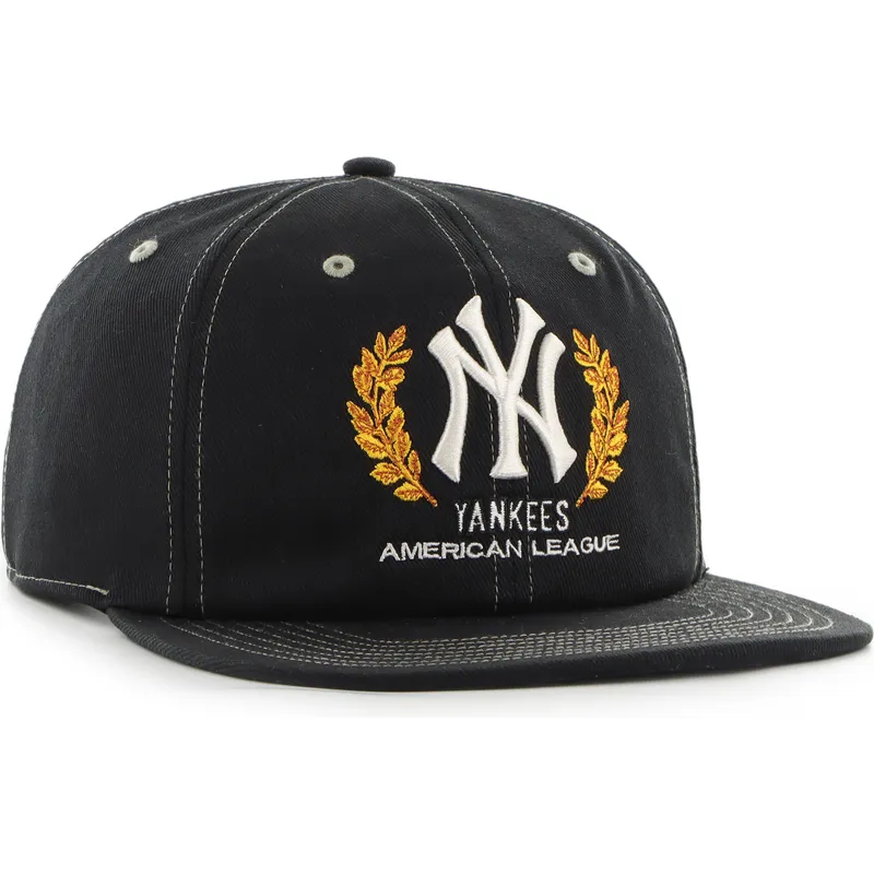 cap-plokscia-black-snapback-captain-rl-keepsake-new-york-yankees-mlb-47-brand