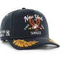 cap-islenkta-navy-blue-snapback-hitch-keepsake-new-york-yankees-mlb-47-brand
