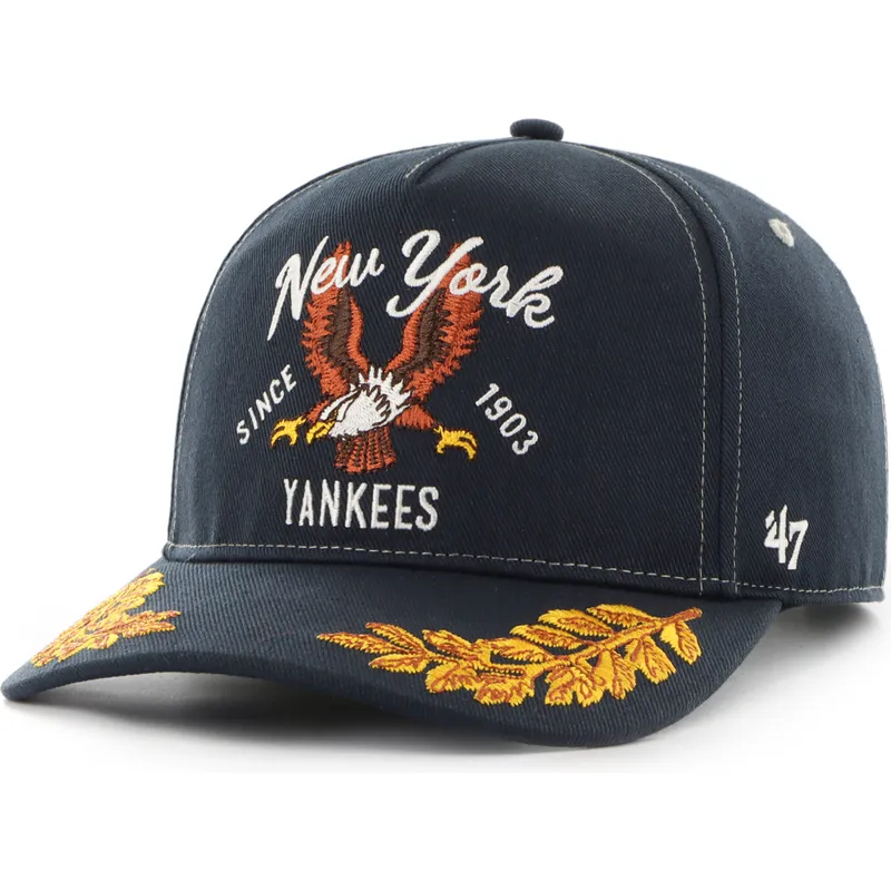 cap-islenkta-navy-blue-snapback-hitch-keepsake-new-york-yankees-mlb-47-brand