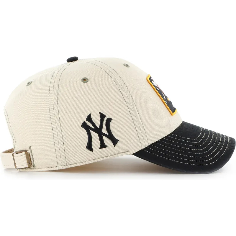cap-islenkta-beige-adjustable-strap-clean-up-keepsake-new-york-yankees-mlb-47-brand