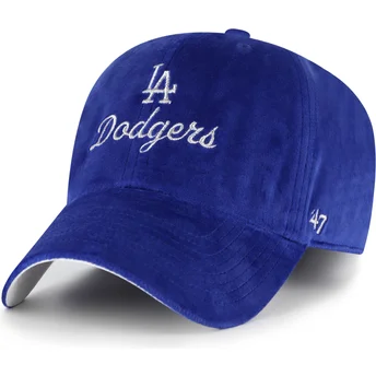 Niebieska regulowana czapka z zakrzywionym daszkiem Clean Up Spirited Los Angeles Dodgers MLB od 47 Brand