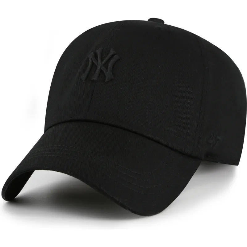 kepure-islenkta-juoda-reguliuojamas-clean-up-contemporary-two-tone-new-york-yankees-mlb-47-brand
