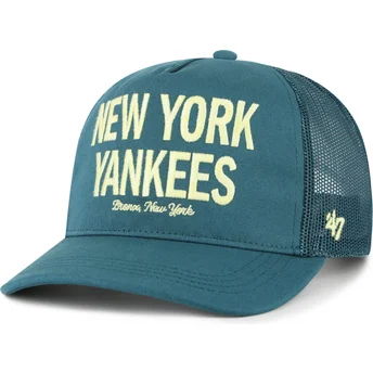 Kepurė išlenkta žalia snapback Hitch Contemporary New York Yankees MLB 47 Brand