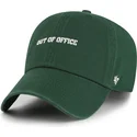 gorra-curva-verde-ajustable-out-of-office-phrase-clean-up-base-runner-icon-de-47-brand