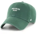 kepure-islenkta-zalia-reguliuojama-juostele-brunch-hat-phrase-clean-up-base-runner-icon-47-brand