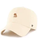 gorra-curva-beige-ajustable-clean-up-dog-base-runner-icon-de-perro-de-47-brand