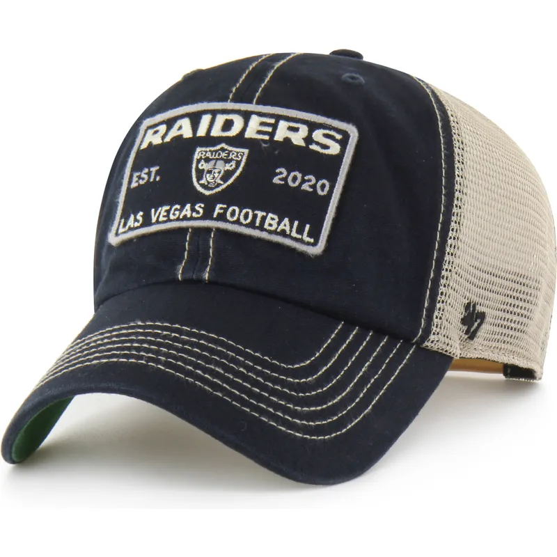 kepure-islenkta-juoda-snapback-clean-up-wabash-las-vegas-raiders-nfl-47-brand