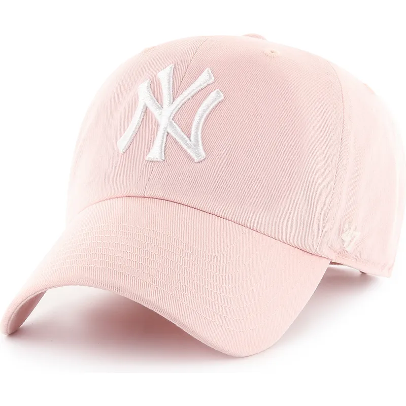 cap-islenkta-pink-adjustable-strap-clean-up-new-york-yankees-mlb-47-brand