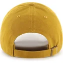 kepure-islenkta-geltona-reguliuojamas-clean-up-flat-gold-new-york-yankees-mlb-47-brand
