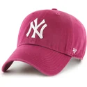 cap-islenkta-red-adjustable-strap-clean-up-galaxy-new-york-yankees-mlb-47-brand