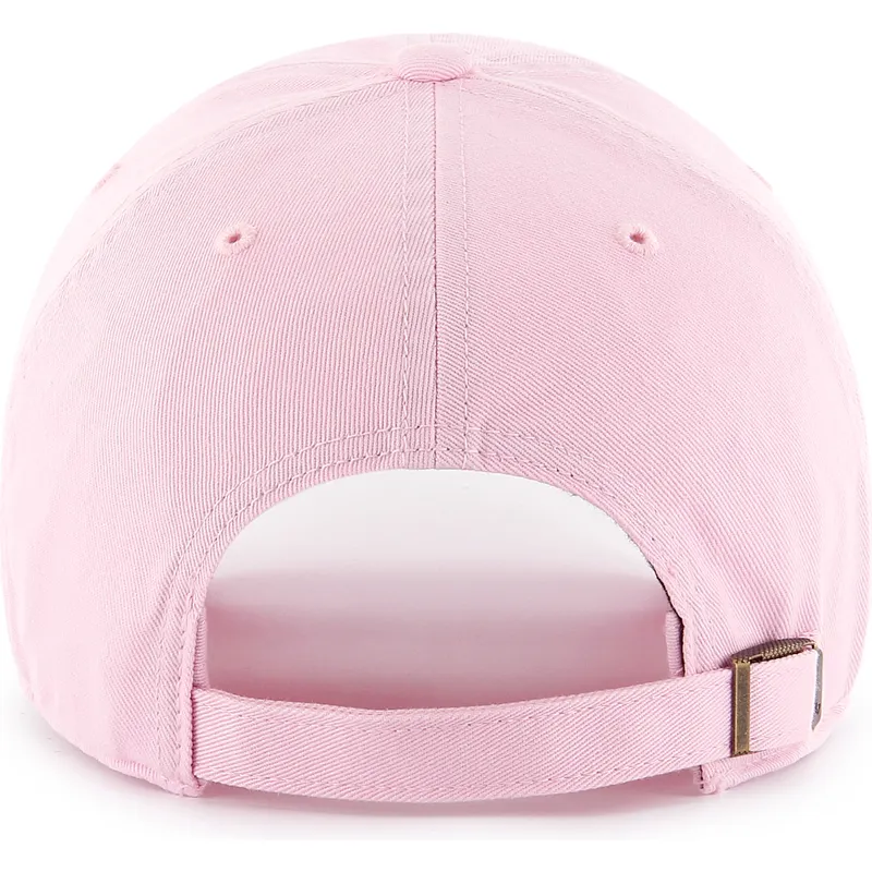 kepure-islenkta-rozine-reguliuojamas-clean-up-boston-red-sox-mlb-47-brand