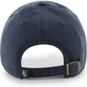 kepure-islenkta-tamsiai-melyna-reguliuojamas-clean-up-new-york-yankees-mlb-47-brand