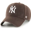 cap-islenkta-brown-adjustable-strap-mvp-legend-new-york-yankees-mlb-47-brand