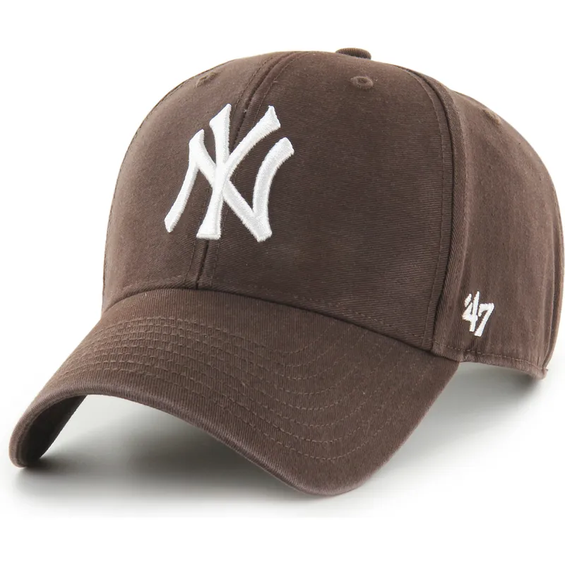 kepure-islenkta-ruda-reguliuojamas-mvp-legend-new-york-yankees-mlb-47-brand
