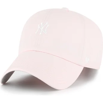 Kepurė išlenkta rožinė reguliuojamas Clean Up Base Runner New York Yankees MLB 47 Brand