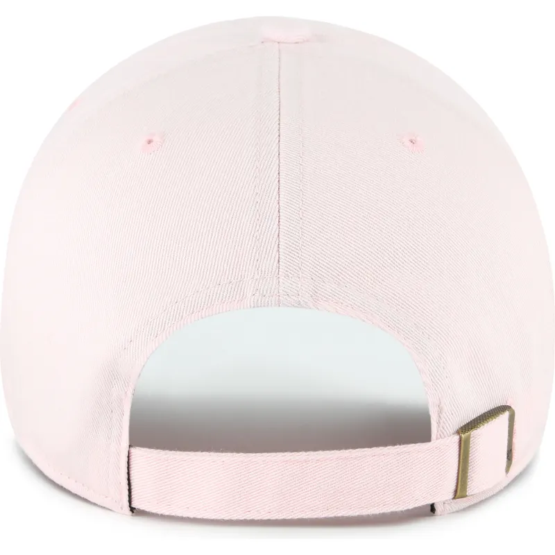 kepure-islenkta-rozine-reguliuojama-juostele-claro-clean-up-base-runner-new-york-yankees-mlb-47-brand
