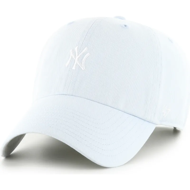 cap-islenkta-blue-adjustable-strap-claro-clean-up-base-runner-new-york-yankees-mlb-47-brand