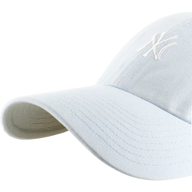kepure-islenkta-melyna-reguliuojama-juostele-claro-clean-up-base-runner-new-york-yankees-mlb-47-brand