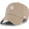 czapka-z-daszkiem-brazowa-regulowana-clean-up-base-runner-new-york-yankees-mlb-od-47-brand