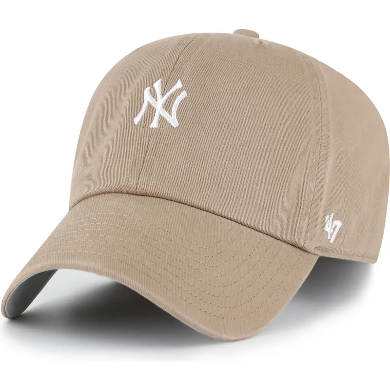 kepure-islenkta-ruda-reguliuojamas-clean-up-base-runner-new-york-yankees-mlb-47-brand