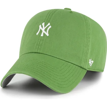 Kepurė išlenkta žalia reguliuojamas Clean Up Base Runner Fatigue Green New York Yankees MLB 47 Brand