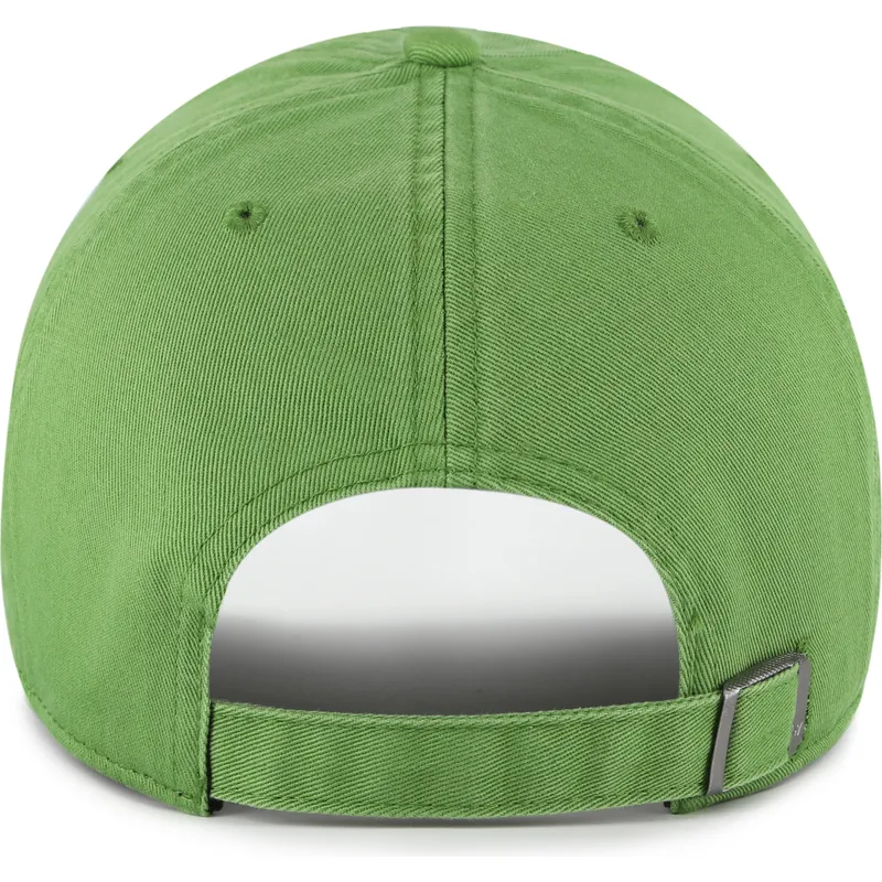 kepure-islenkta-zalia-reguliuojama-juostele-clean-up-base-runner-fatigue-green-new-york-yankees-mlb-47-brand