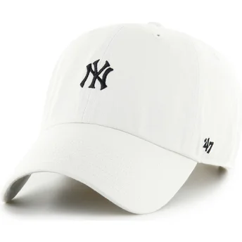 Cap išlenkta beige adjustable strap Clean Up Base Runner New York Yankees MLB 47 Brand