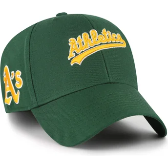Kepurė išlenkta žalia reguliuojama juostelė MVP Ballpark Script Shot Oakland Athletics MLB 47 Brand