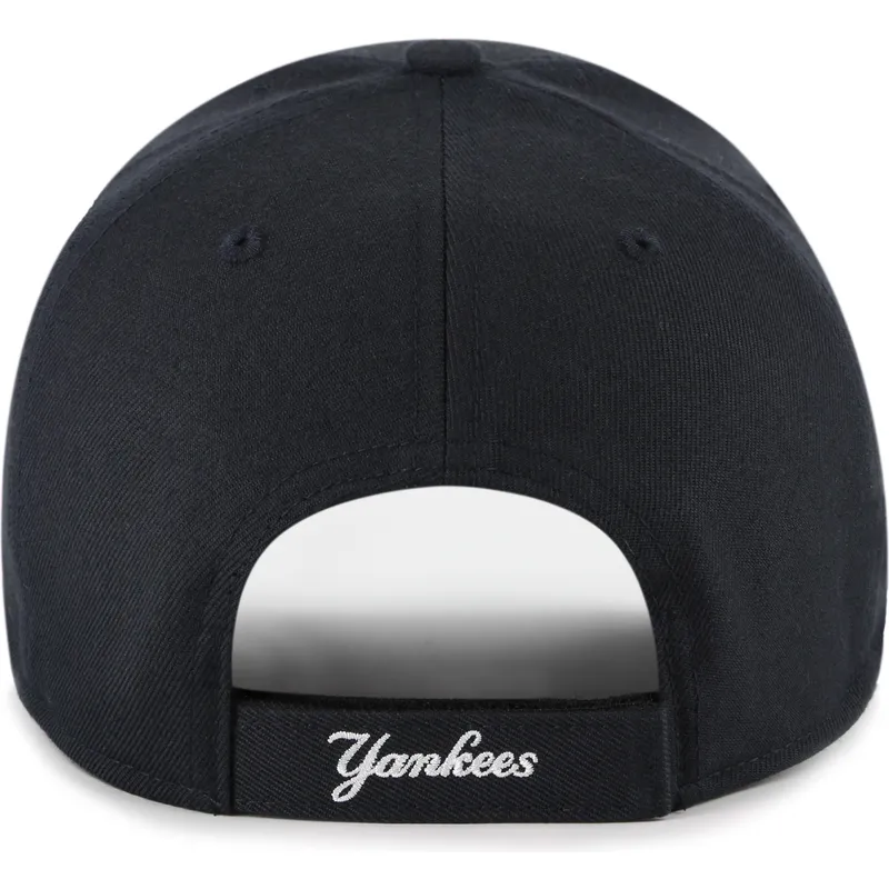 kepure-islenkta-tamsiai-melyna-reguliuojama-juostele-mvp-ballpark-script-shot-new-york-yankees-mlb-47-brand