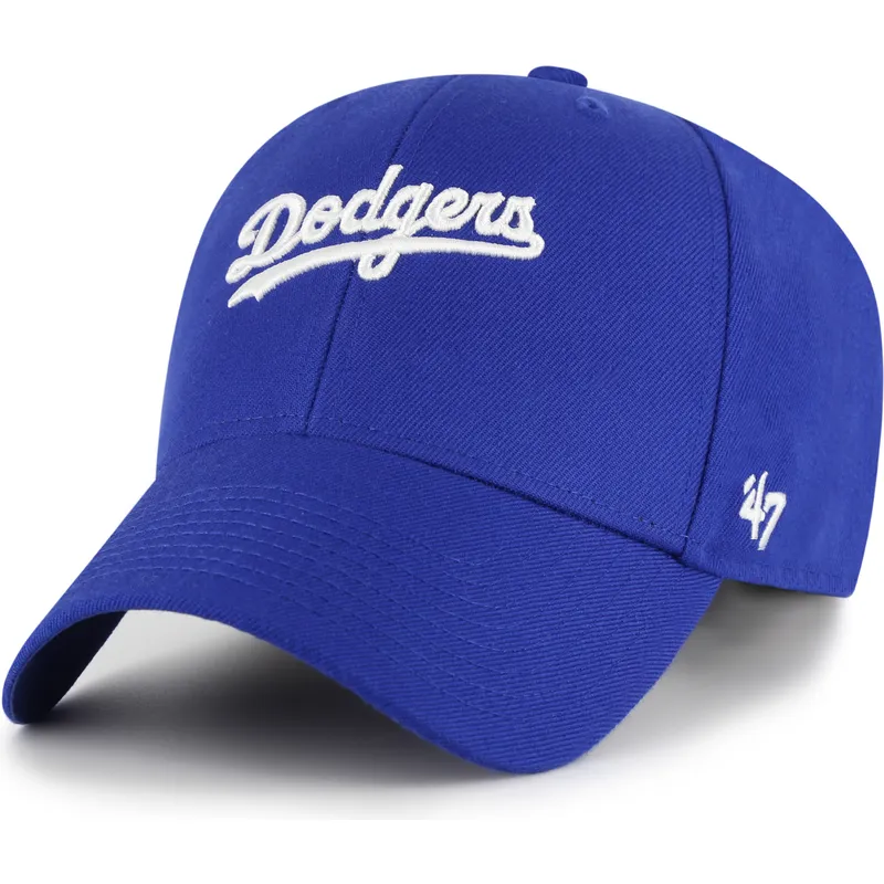 kepure-islenkta-melyna-reguliuojama-juostele-mvp-ballpark-script-shot-los-angeles-dodgers-mlb-47-brand