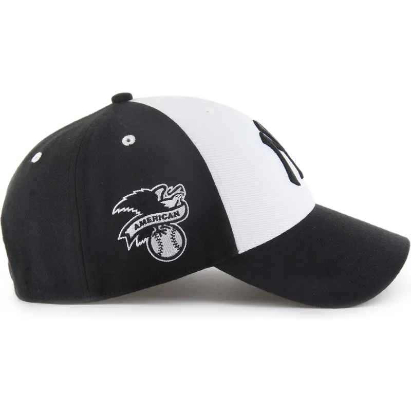 kepure-islenkta-juoda-snapback-mvp-replica-sure-shot-new-york-yankees-mlb-47-brand
