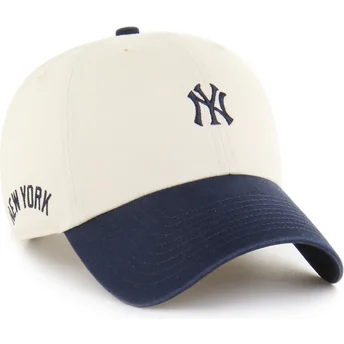 Kepurė išlenkta smėlio reguliuojamas Clean Up Base Runner Sure Shot Two Tone New York Yankees MLB 47 Brand