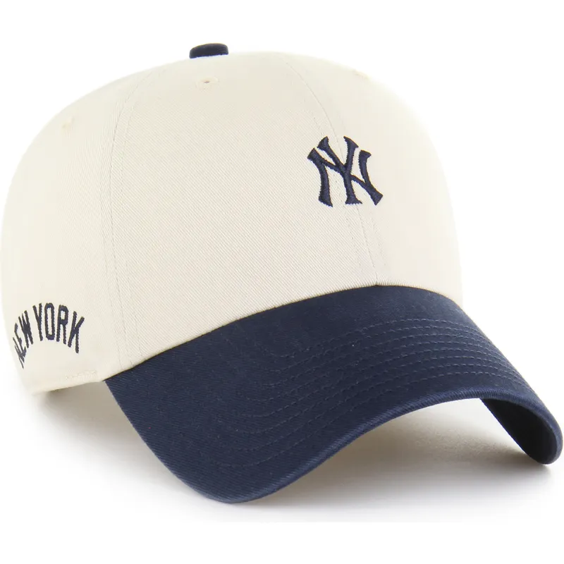 kepure-islenkta-smelio-reguliuojamas-clean-up-base-runner-sure-shot-two-tone-new-york-yankees-mlb-47-brand