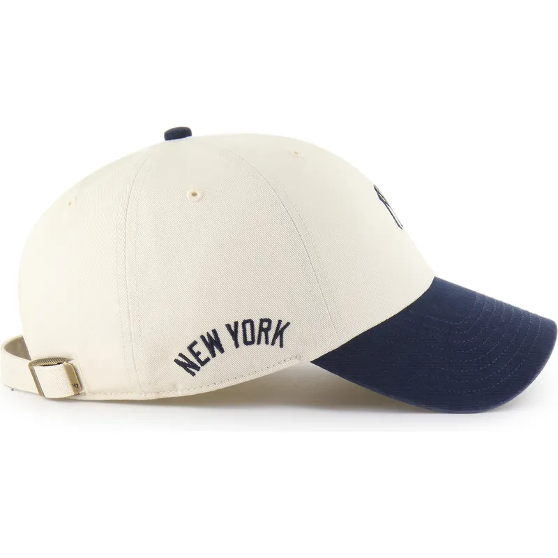 kepure-islenkta-smelio-reguliuojamas-clean-up-base-runner-sure-shot-two-tone-new-york-yankees-mlb-47-brand