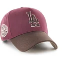 kepure-islenkta-raudona-snapback-mvp-dt-sure-shot-two-tone-cotton-los-angeles-dodgers-mlb-47-brand