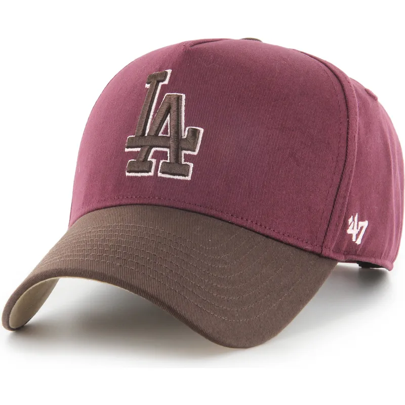 kepure-islenkta-raudona-snapback-mvp-dt-sure-shot-two-tone-cotton-los-angeles-dodgers-mlb-47-brand