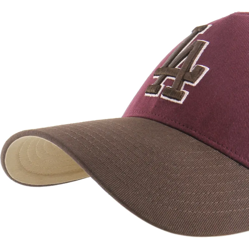 cap-islenkta-red-snapback-granate-mvp-dt-sure-shot-two-tone-cotton-los-angeles-dodgers-mlb-47-brand cap-islenkta-red-snapback-granate-mvp-dt-sure-shot-two-tone-cotton-los-angeles-dodgers-mlb-47-brand