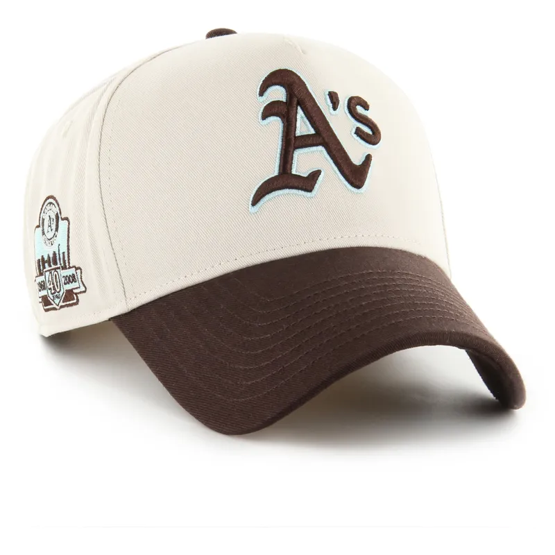 kepure-islenkta-smelio-snapback-mvp-dt-sure-shot-two-tone-cotton-oakland-athletics-mlb-47-brand